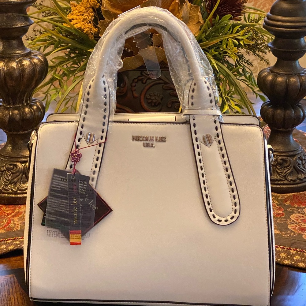Nicole Lee White Handbag